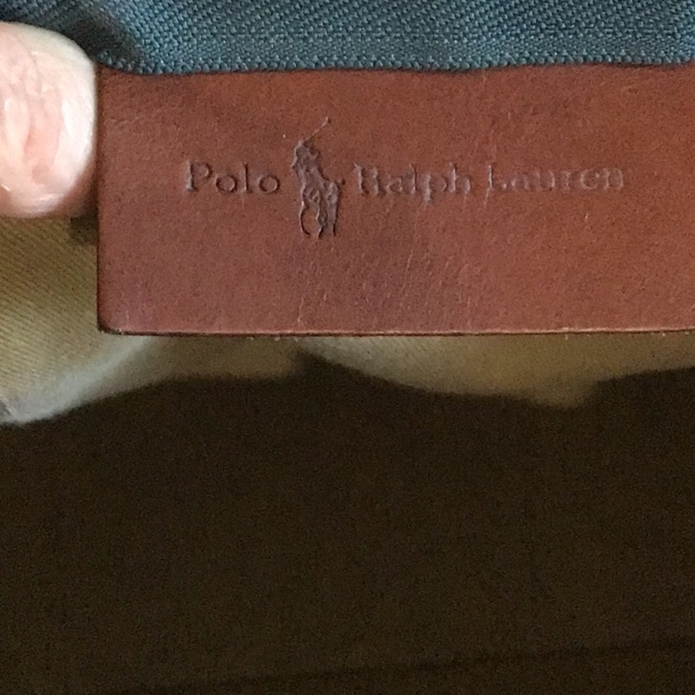 Vintage Polo Ralph Lauren Black Plaid Watch Boston Travel Duffle Bag Polo Green - Picture 12 of 13